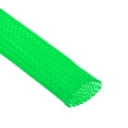 thumbnail image 2 of PET Cable Wire Wrap 29.8mm Expandable Sleeving Green 3 M Length, 2 of 5