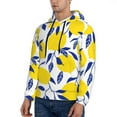 thumbnail image 2 of Bingfone Tropical Lemon Men'S Drawstring Hoodie Long Sleeve Pocket Sweatshirts-3x-Large, 2 of 9