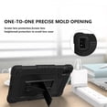 thumbnail image 4 of SOATUTO Case for Moxee 8" Tablet 2 Case For Moxee 8 inch 2022 Model (MT-T8B22) Tablet Shockproof Rugged Hybrid Kids Friendly Cover Built-in Kickstand Shoulder Strap Protective Case - Black+Black, 4 of 8
