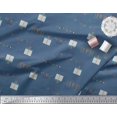 thumbnail image 3 of Soimoi polyester Crepe Fabric Gift Box & Hanging Ribbons Party Print Fabric by Yard 52 Inch Wide, 3 of 3