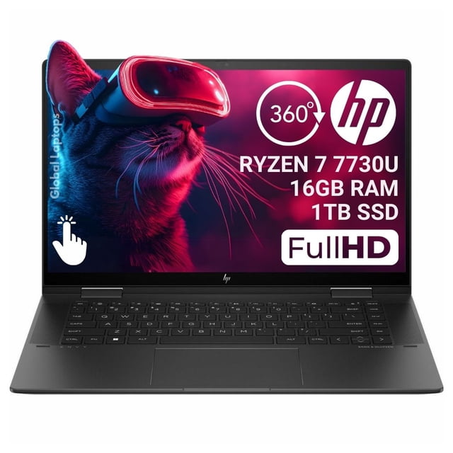 Laptop HP ENVY X360 15-FH0008CA 2-IN-1 Ryzen 7 7730U 1TB SSD 16GB 15.6" FHD TOUCHSCREEN