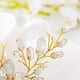 thumbnail image 5 of Peineta para novia JM con diamantes de imitación plateados dorado, 5 of 5