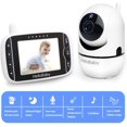 thumbnail image 2 of HelloBaby Video Baby Monitor with Camera Remote Pan-Tilt-Zoom, 3.2'' Screen, 2 of 5
