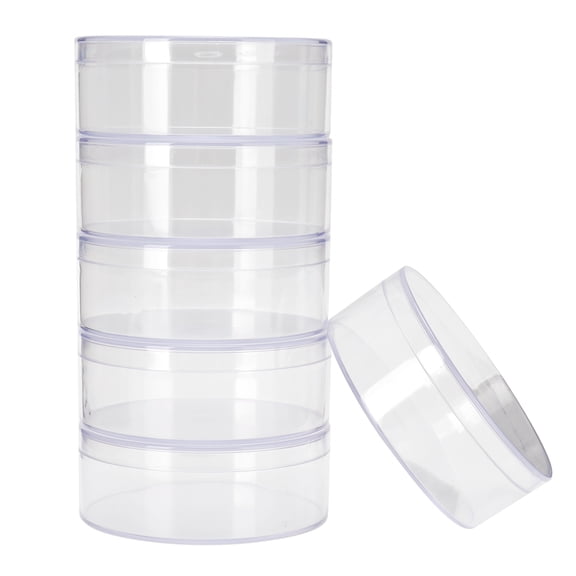 Transparent Round Boxes - Perfect for Wedding Candy or Small Jewelry Storage and Packaging, Ideal for Weddings