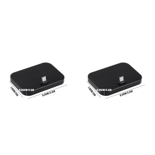 Injueey Soporte de microcargador de escritorio para teléfono móvil estación de acoplamiento de microcarga para teléfono inteligente Type6 NO6