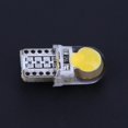 thumbnail image 4 of Encendiendo 10 Uds 12V T10 W5W lámpara LED COB carcasa de silicona luces laterales de giro del coche (amarillo), 4 of 9