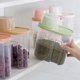 thumbnail image 2 of Contenedores herméticos para cereales, para alimentos, para organizar la cocina y la despensa, sin BPA, ideales para harina, arroz, granos, frutos secos y snacks, dispensadores, 2,5 l/85 oz., 2 of 6