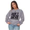 thumbnail image 4 of US Army Gadsden Flag Slogan Saying Sweatshirt for Men or Women Brisco Brands S, 4 of 6