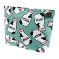 thumbnail image 1 of 1 Pc Bolsa Cosmética Duradera para Mujeres, Ideal para Vacaciones, Actividades al Aire Libre y Gimnasio, Color Verde, Lona Verde-M, 1 of 3