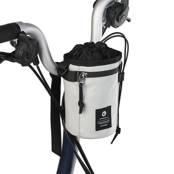 Bolsa delantera de bicicleta con cilindro Rhino, tamaño pequeño, color Morandi, para manillar de bicicleta