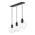 thumbnail image 5 of Livex Lighting - Downtown - 3 Light Sphere Linear Chandelier In Industrial, 5 of 10