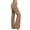 Khaki, variant on Guluxicc Yoga Flare Pants for Women Warm Multi Pocket Elastic Waist Bootcut Leg Pants for Workout Everyday Fall Winter