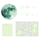 thumbnail image 1 of Bewildely 435 piezas de pegatinas luminosas, papel tapiz fluorescente, papel adhesivo para jardín de infantes, tema de techo, arreglo de fiesta Decoración del hogar Verde435pcs 20cmLuna, 1 of 6