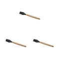 thumbnail image 4 of relayinert Kitchenware Wooden Handle Silicone Shovel Spoon Colander Brush Spatula Tool brush 3Set, 4 of 6