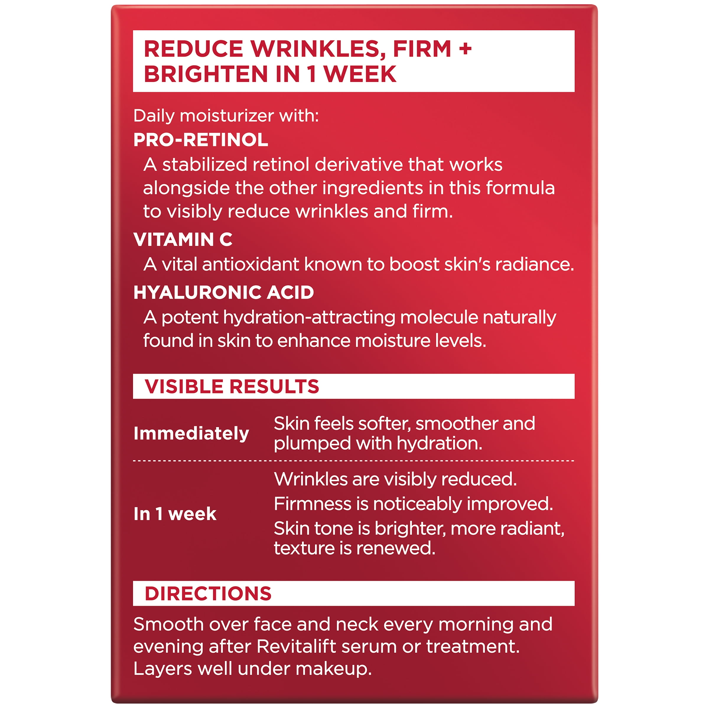 revitalift triple power moisturizer