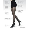 thumbnail image 3 of MeMoi Women's FirmFit Chevron Net Nylon Tights - Womens - Female, Medium/Large, Black, 3 of 7