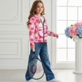 thumbnail image 5 of chaqlin Axolotl Hoodies for Girls 6-7 Trendy Zip Up Sweatshirt Jacket Strawberry Long Sleeve Hoodie Coat Casual Outerwear with Pocket Fall Winter Clothes, 5 of 7