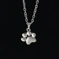 thumbnail image 2 of Collar con colgante de pata de perro, collar con colgante de pata de perro, joyería de moda para mujer, cadena de plata --- Código de producto 54922, 2 of 5