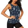thumbnail image 2 of Gaeub Vintage Marine Women's Workout Tank Tops Lightweight Sleeveless Shirts for Women for Athletic Running Tennis Yoga - XX-Large, 2 of 9