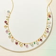 thumbnail image 4 of Ross-Simons 12.10 ct. t.w. Multi-Gemstone Necklace in 18kt Gold Over Sterling, Women's, Adult, 4 of 5