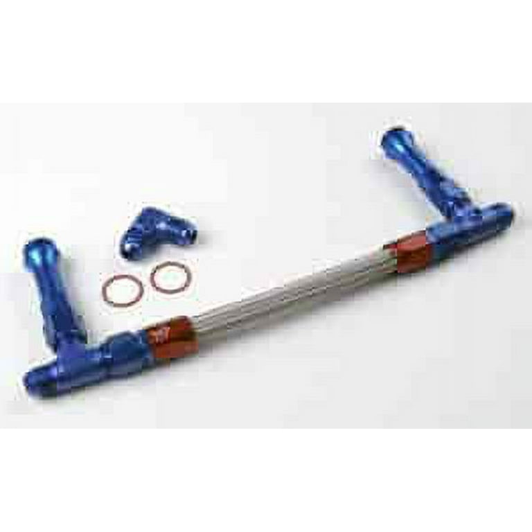 JEGS 100826 Dual Feed Fuel Line (Fuel Log) Kit for Holley 4500 Carburetors  -8 AN