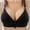 Black, variant on Wireless Bras for Women Support Embroidered Glossy Comfortable Breathable Bra Underwear No Rims