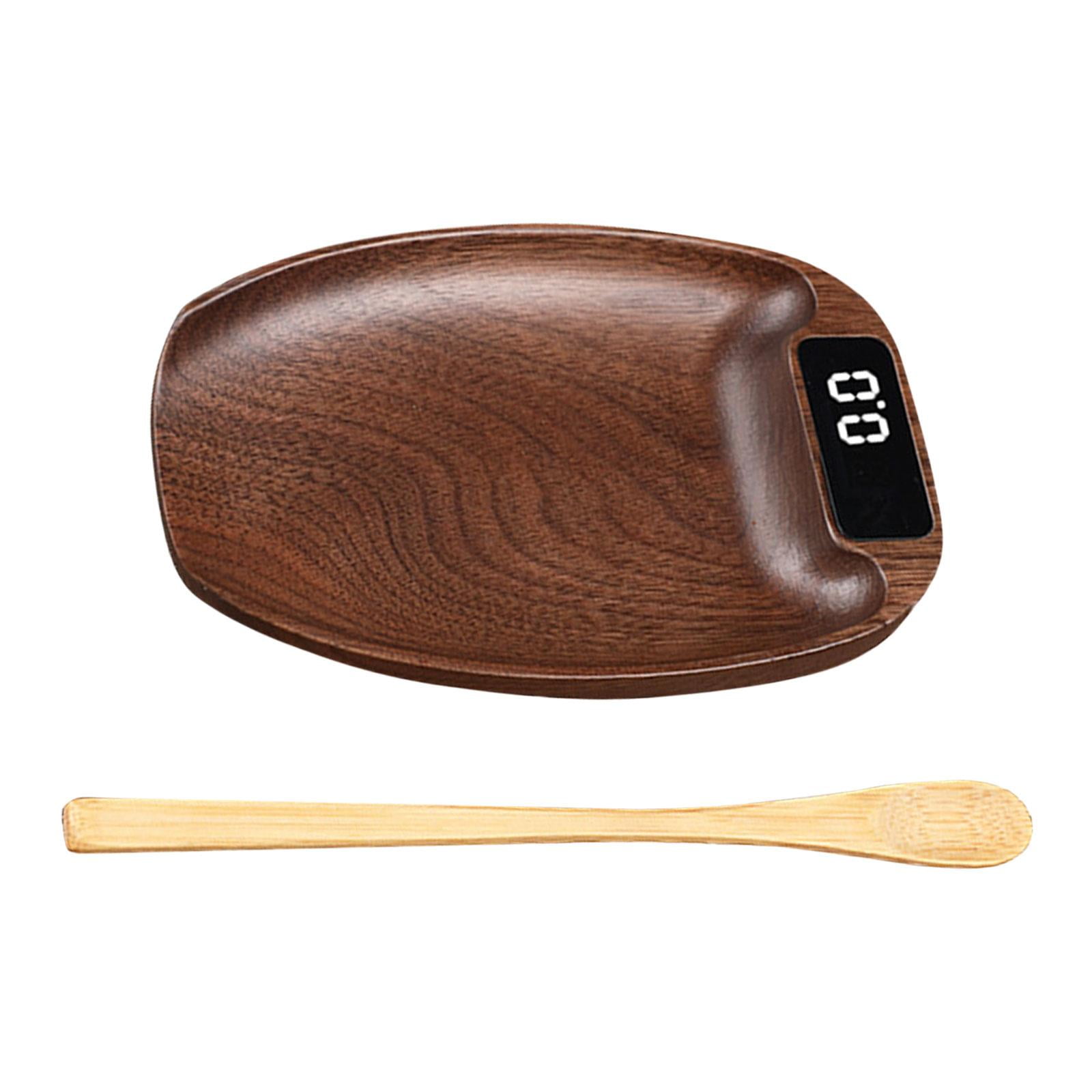 Fiocias Electronic Tea Scale Kitchen Scale Digital Scale Jewelry Scale Multiuse Weighing brown