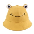 thumbnail image 1 of Sombrero de pescador de ala ancha con forma de rana, de 56 a 58 cm de circunferencia, informal, protector solar, 1 of 6