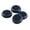 Black/Blue, variant on Dual Color Silicone Thumb Stick Grip Joystick Cap Covers for PS4, PS3, Xbox One and Xbox 360 Controllers - High-Grade Protective Gamepad Accessories, Black & Red (4-Piece Set / 1.57 in x 1.57 in)
