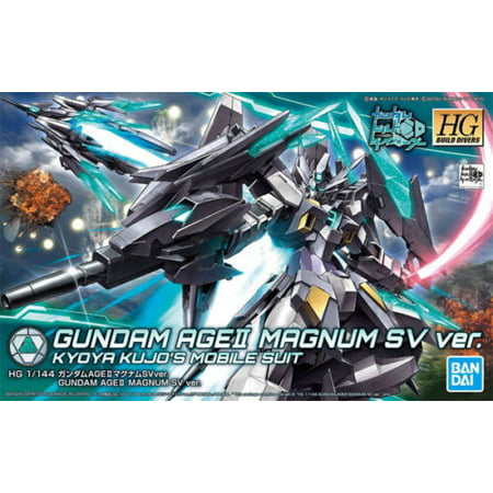 Bandai Hobby Build Divers Gundam AGEII AGE II Magnum SV Ver. HG 1/144 Model (Best Hg Gundam Kits)