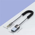 thumbnail image 2 of Bearachild Adaptador Bluetooth de audio para automóvil 3.5MM Jack Multifuncional USB Bluetooth 5.0 Transmisor y receptor Convertidor de señal de audio Teléfono y Comunicación, 2 of 6