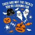 thumbnail image 2 of Men's Star Wars Halloween Not the Treats  Graphic Tee Royal Blue Large, 2 of 4