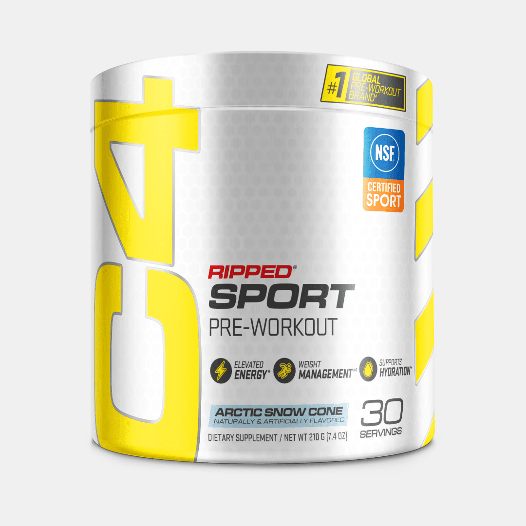 Cellucor C4 Ripped Sport Preworkout Powder + Arctic Snow Cone + Weight