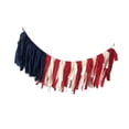 thumbnail image 4 of guirnalda colgante,Día Patriótico Día de los Caídos Bandera Americana Arpillera,Corona del 4 de julio para el Día de la Independencia en la puerta principal,Guirnalda de malla de cinta con, 4 of 8