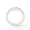 thumbnail image 6 of Eclet Jewels 2.4 Ct Round Brilliant Cut Lab Created Diamond Band - Wedding Silver Band - Engagement Anniversary Channel Set Eternity Ring Band for Women's - Handmade Jewelry for Mom/Sister/Girlfriend, 6 of 9