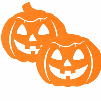 Fall Pumpkin Felt Placemats – Thanksgiving Table Decor (2 Pack)