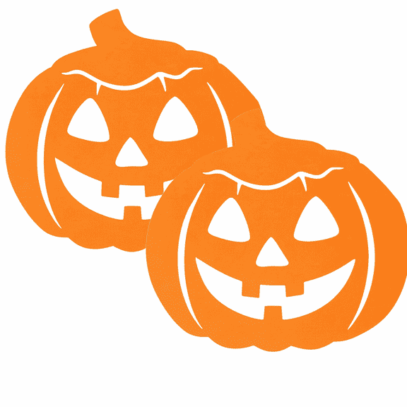 Fall Pumpkin Felt Placemats – Thanksgiving Table Decor (2 Pack)