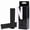 Black, variant on Mosiee Aluminum Alloy Single Side Lock Mtb Bike Handlebar Grips Anti Slip Shock Red