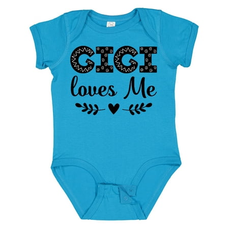 

Inktastic Gigi Loves Me Baby Girl Clothes Girls Baby Bodysuit