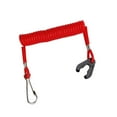 thumbnail image 1 of Cordón Extensible Roja de Cuerda para Interruptor de Parada de , Universal, para Exterior shamjiam Encendido de barcos, 1 of 9