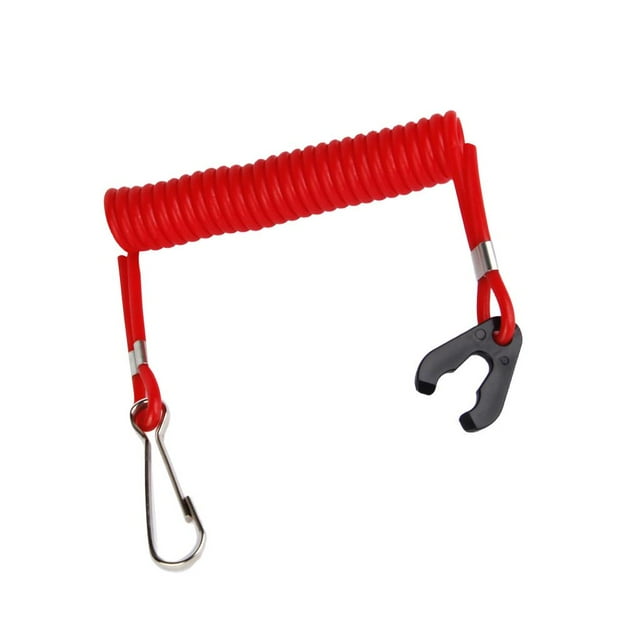 Cordón Extensible Roja de Cuerda para Interruptor de Parada de , Universal, para Exterior shamjiam Encendido de barcos