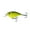 Chartreuse Black Back, variant on 6th Sense – Crush Flat 75X Squarebill Bass Fishing Lure Flat-Sided Crankbait for Shallow Cover