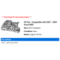 thumbnail image 2 of Pan - Compatible with 2007 - 2009 Acura MDX 2008, 2 of 2