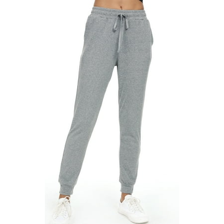 Women's Joggers Pants Active Sweatpants Cotton Tapered Workout Yoga Lounge Track Pants with Pockets
