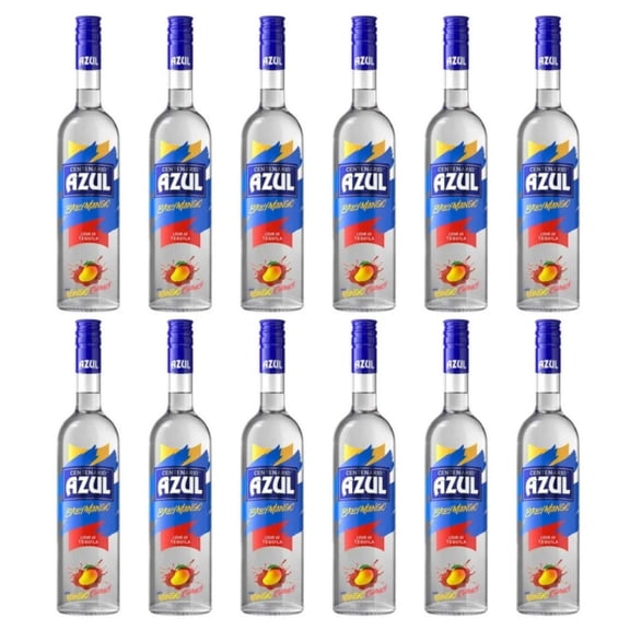 Pack de 12 Licor de Tequila Centenario Azul Baby Mango 700 ml