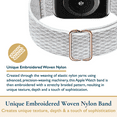 thumbnail image 3 of ComfiTime Correa Deportiva de Nailon Elástica para Apple Watch 38/40/41/42/44/45 mm, Hombres y Mujeres, Transpirable Solo Loop, para Series SE 9 8 7 6 5 4 3 2 1, 3 of 12