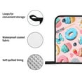 thumbnail image 4 of Pofeuu Cupcakes and Donuts Print Oven Mitts and Pot Holders 4 pcs Set,High Heat Resistant 500 Degree Extra Thicken Long Kitchen Cotton Oven Glove for Cooking, 4 of 6