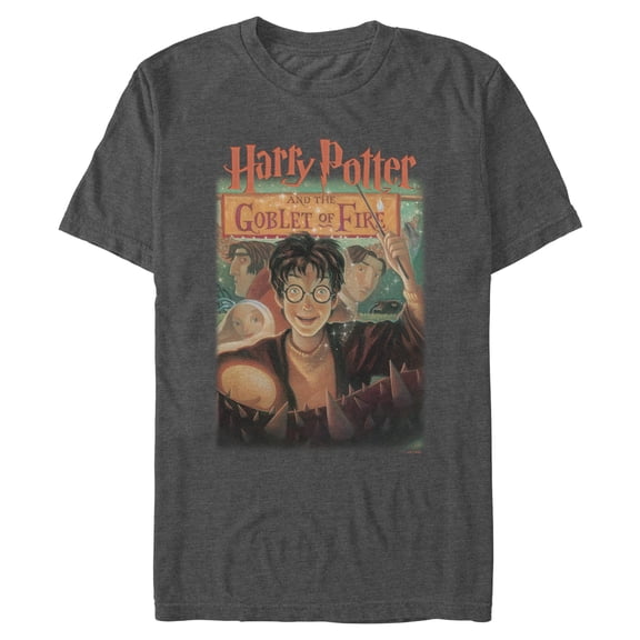 Mens Harry Potter and the Philosopher's Stone Goblet Of Fire Cover T Shirt
