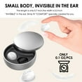 thumbnail image 2 of Invisible Earbuds Sleep Smallest Bluetooth Earbuds Mini Wireless Ear Buds Discreet Bluetooth Earpiece Tiny Hidden Small Ears Earbud for Work Headphones True Wireless Earpiece with Charging Case, 2 of 5