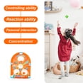thumbnail image 3 of Minkissy Bag Toss Game 1Set Sandbag Game Board Orange Color For Reaction Training Toddler Party Games Indoor Activities, 3 of 5
